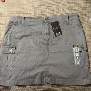 Lee Gray Cargo Skirt